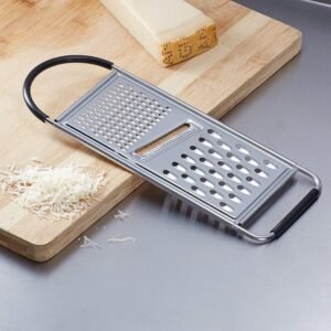 Stainless steel flat hand grater