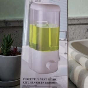 Wall‑mounted touch soap dispenser