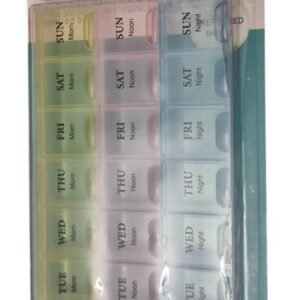 21‑compartment weekly pill organizer