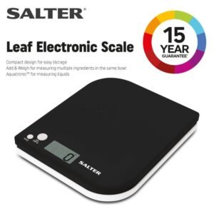 Salter Electronic Kitchen Scale Leaf 5 kg
